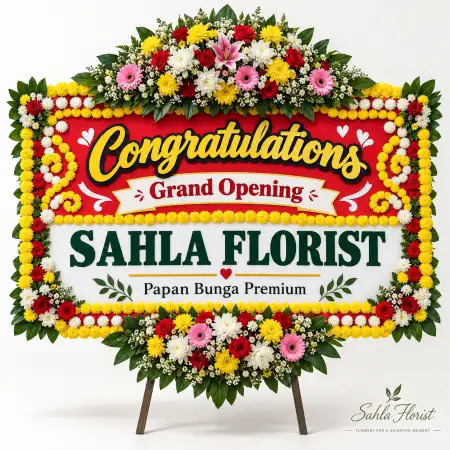 Papan Bunga Ucapan Selamat Bojongloa Kaler